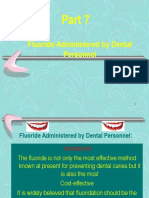 (Fluorid) Application in Dental Fields