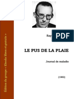 Raymond Guérin - Le Pus de La Plaie