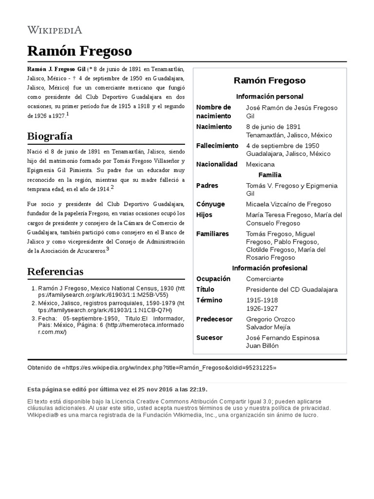 Ramón Fregoso | PDF | México | Deportes