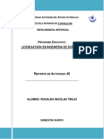 P E: Licenciatura EN Ingenieria DE Software: U A E H E S Nteligencia Artificial