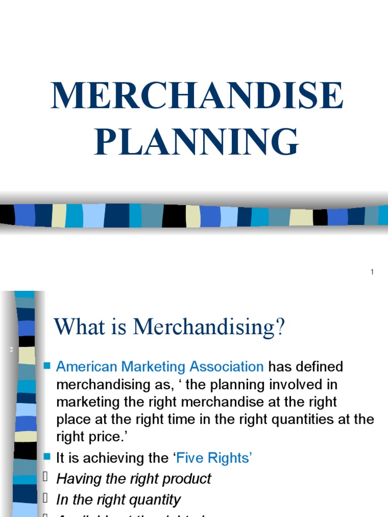 Merchandise Planning