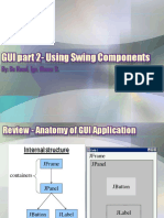 11-GUI Part 2 - Using Swing Components