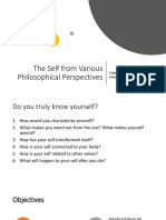 The Self From Various Perspectives