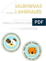 Trabalenguas Con Animales PDF