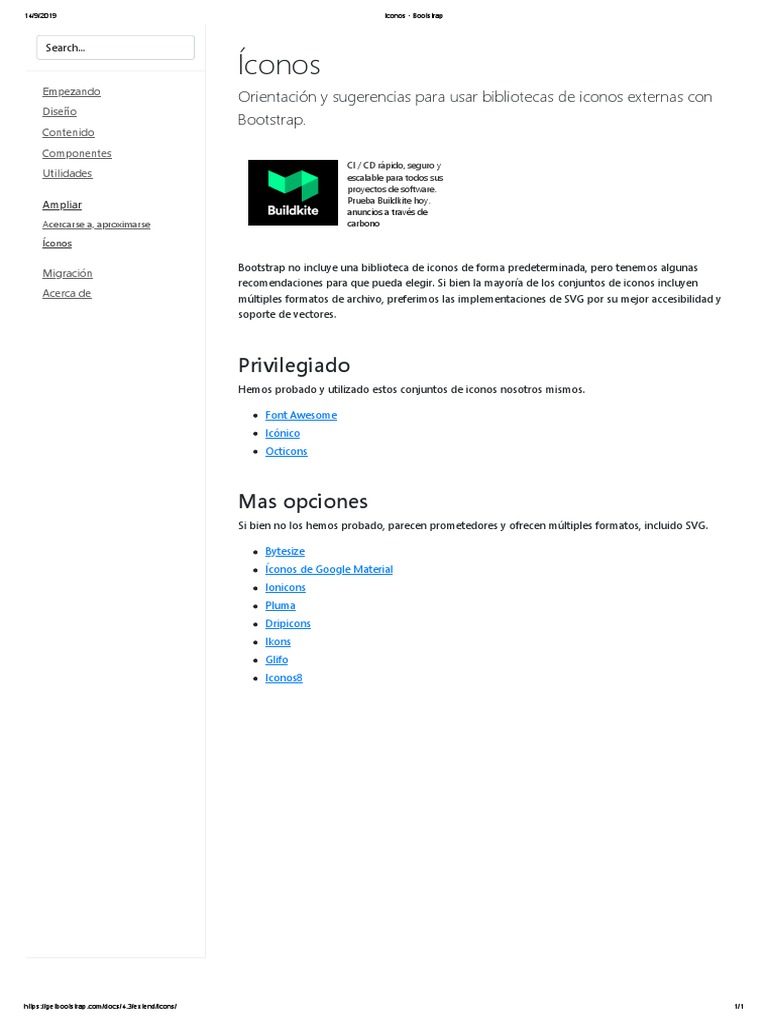 Iconos Bootstrap | PDF | Informática | Software