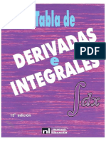Tabla de Derivadas e Integrales PDF