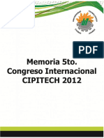 Mexico - Memoria Cipitech 2012 1