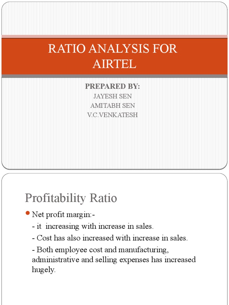 Airtel and TVS Ratio Analysis Report | PDF | Market Liquidity | Equity ...