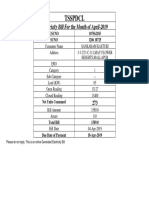 Sankaram - Electricity Bill - Mar-2019