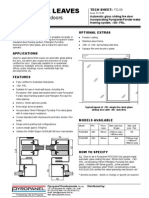 FD-09 Glass Sliding Fire Doors Tech