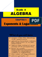 DP 1 Alge 2 Exponents & Log