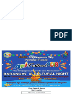 Barangay Night 2018 Program