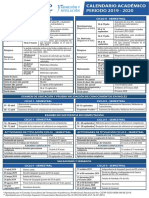 Calendario-2019-2020 - UNIVERSIDAD DE GUAYAQUIL