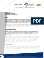 Carta Encargo de Auditoria