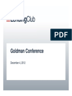 2012 Goldman Conference