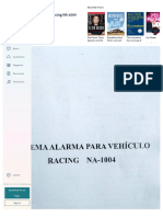 Manual Alarma para Vehículo Racing NA-1004: Hugo Moyano