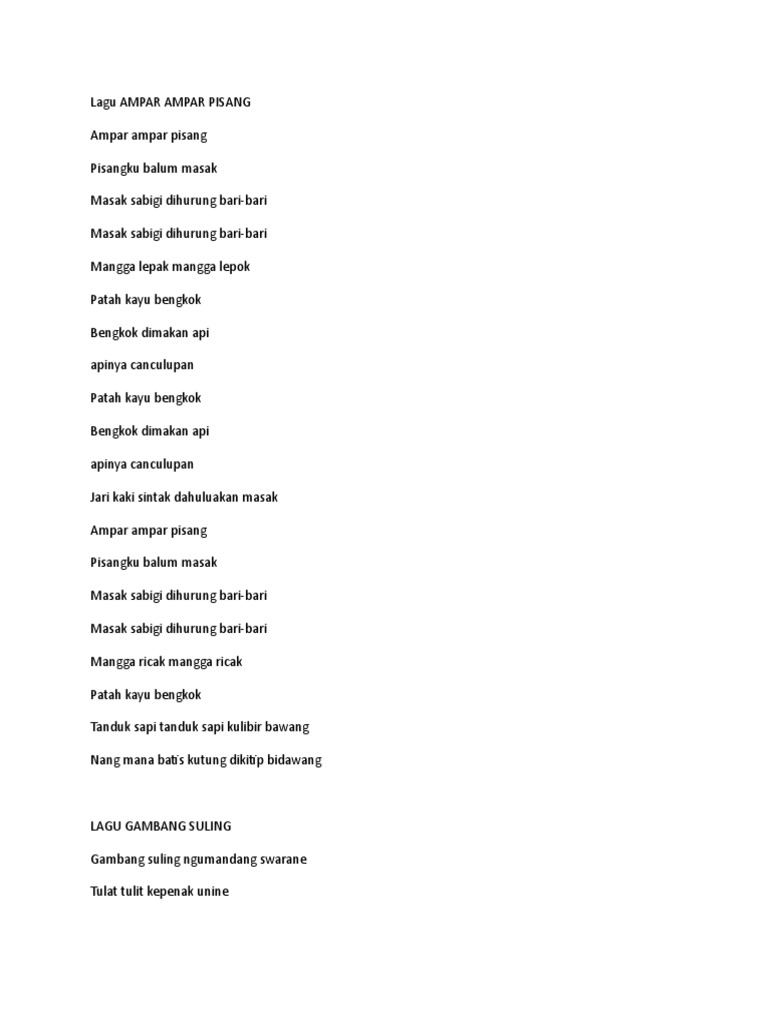 Lirik Lagu Pdf