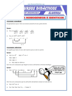 5polinomio Homogéneo e Identico para Segundo de Secundaria PDF
