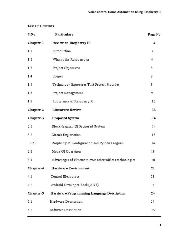 Voice Control Home Automation Using Raspberry PI With Code. | PDF ...