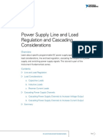Programmable DC Power Supply Line and Load Regulation