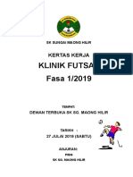 Kertas Kerja Klinik Futsal 2019