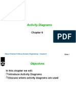 Activity Diagrams: Object-Oriented Software Systems Engineering - Chapter 6