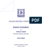 KMC Budget Statement 2019-20 Highlights Key Projects and Revenue Sources