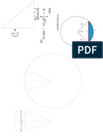 Circular Segment Formulas