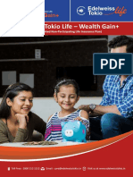 Edelweiss Tokio Life - Wealth Gain+: (A Unit Linked Non-Participating Life Insurance Plan)