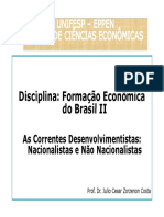 Desenvolvimentismo No Brasil II