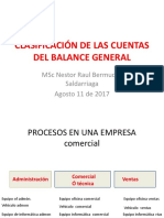 Clasificación de Las Cuentas Del Balance General Agosto 6 de 2012