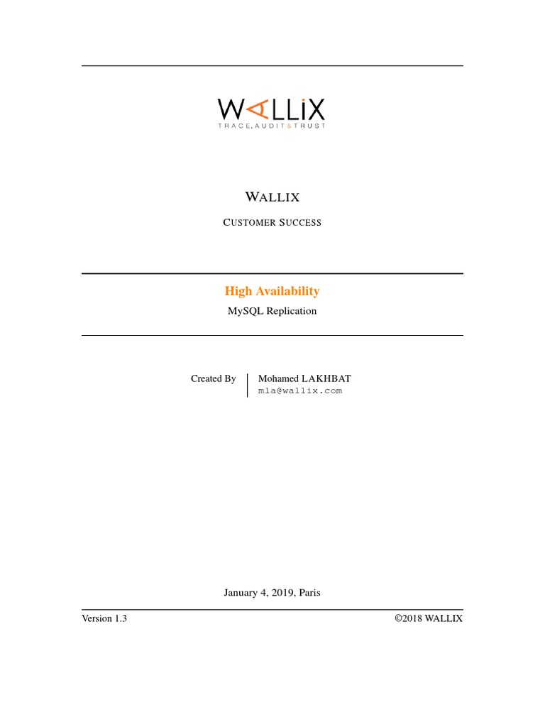 HAMYSQLReplication | PDF | Replication (Computing) | My Sql