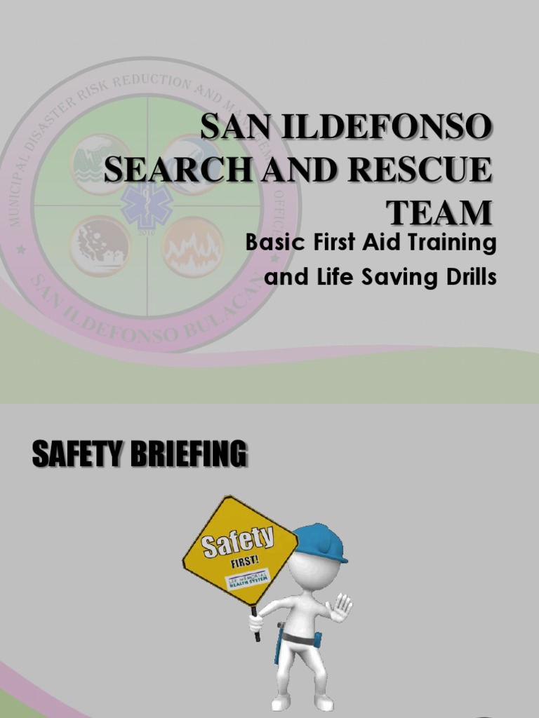 Basic First Aid Training | PDF | Cardiopulmonary Resuscitation | First Aid