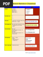 Jupyter Notebook Markdown Cheat Sheet | PDF | Written Communication ...