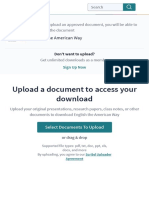 Upload A Document To Access Your Download: English The American Way