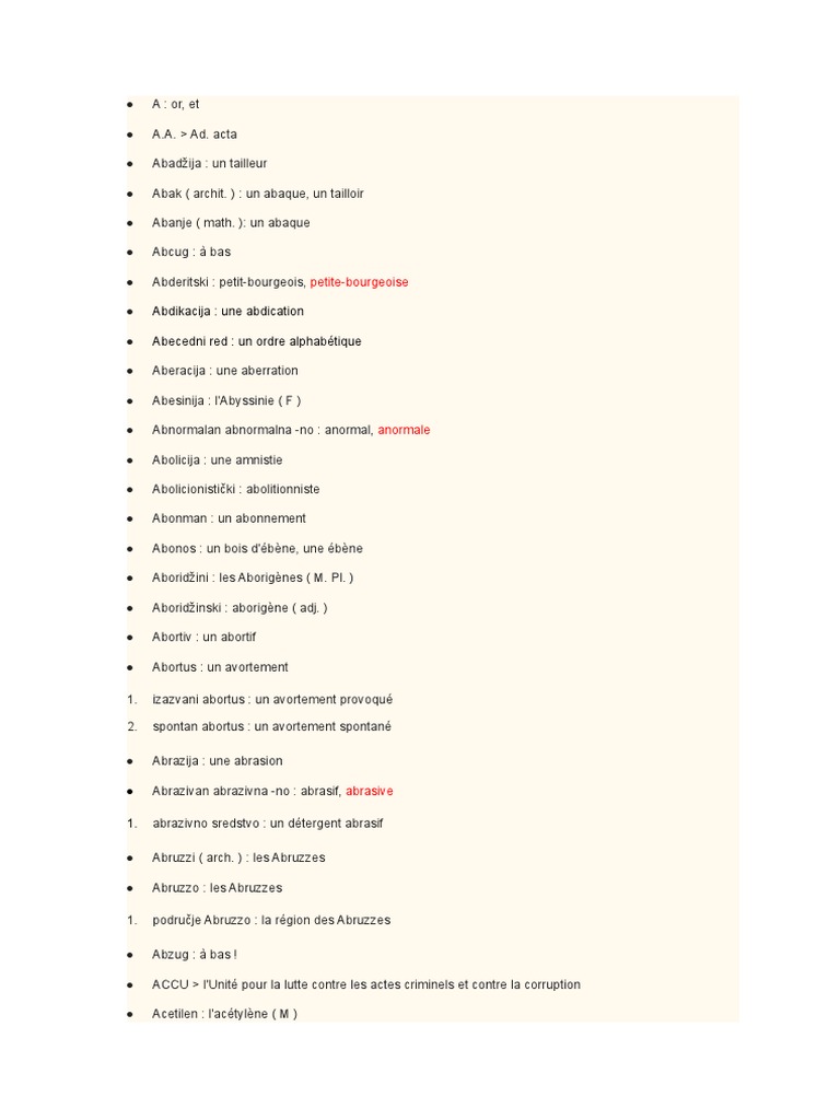 Dico Recnik Sa Neta Voitures Autobus