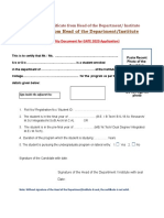 Elegibility Certificate Format