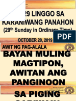 Tagalog Mass Es Oct 20 19