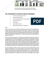 Is Government Sponsored Economic Assistance Aimed Towards Alleviating Housing Costs and Expenses For Impoverished People With Low To Moderate Incomes