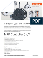 Career of Your Life: INTORQ: MRP Controller (M/F)