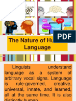 The Nature of Human Language