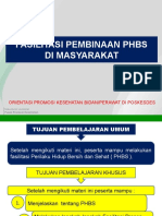 Fasilitasi Pembinaan PHBS Di Masyarakat