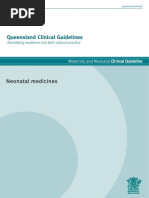 Neonatal Medicines: Maternity and Neonatal Clinical Guideline