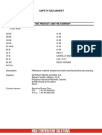 Refractory Brick Data Sheets