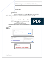 QUESTION NUMBER 1:-Write A Program in Java Script Code For Handling Different Events. Source Code