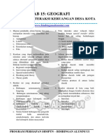 Bab 15 Interaksi Keruangan Desa Kota PDF