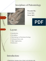 Integrated Desciplines of Paleontology