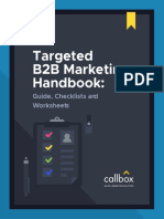 Targeted B2B Marketing Handbook:: Guide, Checklists and Worksheets