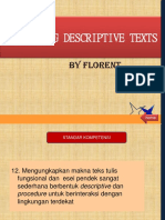 Writing Descriptive Texts: by Florent