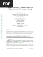 Formal Solutions of Completely Integrable Pfaffian Systems With Normal Crossings